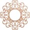 Ekena Millwork Reims Wood Fretwork Pierced Ceiling Medallion, Cherry, 22"OD x 8 3/8"ID x 1/4"T CMWP22X22X0250RECH - alternate 1